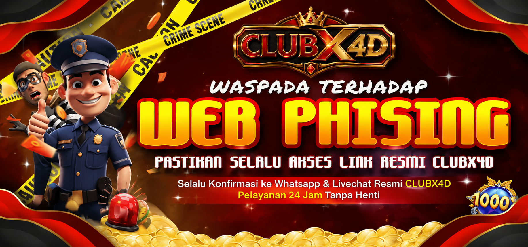 SELAMAT DATANG DI CLUBX4D